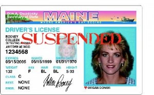 Suspended Maine License